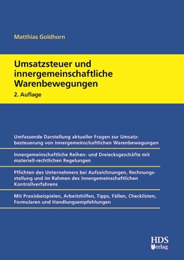Abbildung von Goldhorn | Umsatzsteuer und innergemeinschaftliche Warenbewegungen | 2. Auflage | 2018 | beck-shop.de