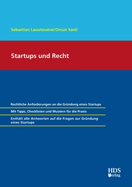 Abbildung von Laoutoumai / Sanli | Startups und Recht | 1. Auflage | 2018 | beck-shop.de