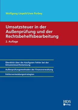 Abbildung von Liepelt / Perbey | Umsatzsteuer in der Außenprüfung und der Rechtsbehelfsbearbeitung | 2. Auflage | 2020 | beck-shop.de