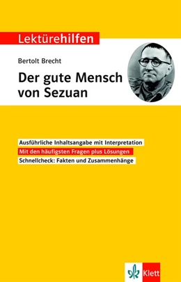 Abbildung von Lektürehilfen Bertolt Brecht 