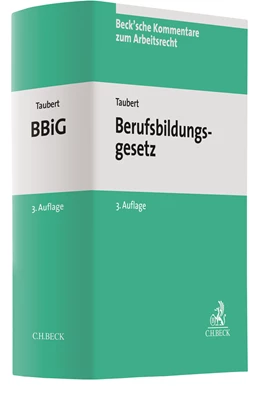 Abbildung von Taubert | Berufsbildungsgesetz: BBiG | 3. Auflage | 2021 | Band 27 | beck-shop.de
