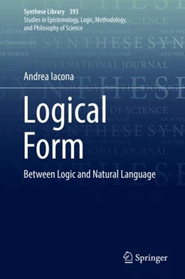 Abbildung von Iacona | Logical Form | 1. Auflage | 2018 | beck-shop.de
