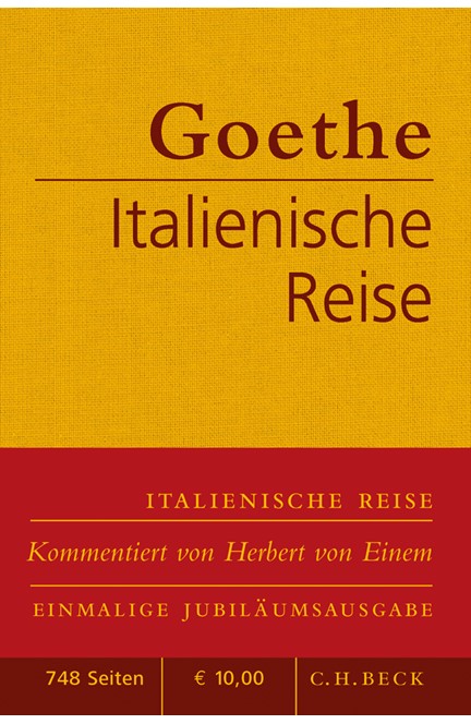 Cover: Johann Wolfgang von Goethe, Italienische Reise