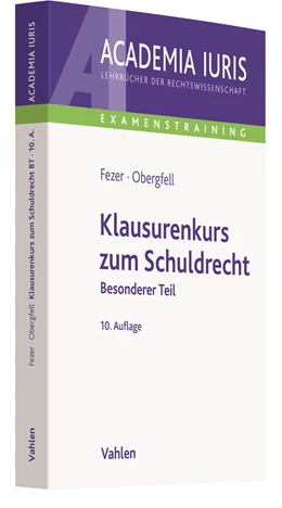 Abbildung von Fezer / Obergfell | Klausurenkurs zum Schuldrecht Besonderer Teil | 10. Auflage | 2020 | beck-shop.de