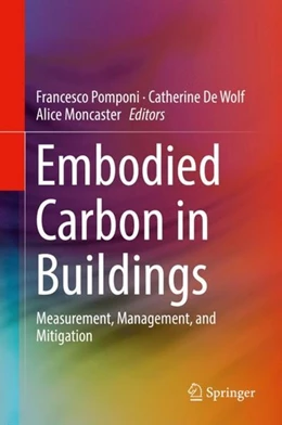 Abbildung von Pomponi / de Wolf | Embodied Carbon in Buildings | 1. Auflage | 2018 | beck-shop.de