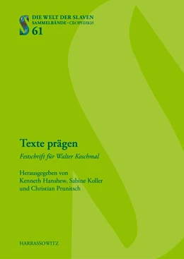 Abbildung von Hanshew / Koller | Texte prägen | 1. Auflage | 2018 | beck-shop.de