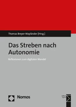Abbildung von Breyer-Mayländer (Hrsg.) | Das Streben nach Autonomie | 1. Auflage | 2018 | beck-shop.de