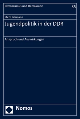 Abbildung von Lehmann | Jugendpolitik in der DDR | 1. Auflage | 2018 | 35 | beck-shop.de
