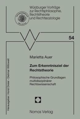 Abbildung von Auer | Zum Erkenntnisziel der Rechtstheorie | 1. Auflage | 2018 | 54 | beck-shop.de