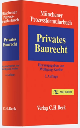 Abbildung von Münchener Prozessformularbuch, Band 2: Privates Baurecht | 3. Auflage | 2009 | beck-shop.de