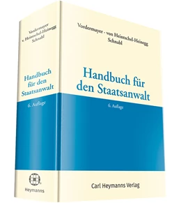 Abbildung von Vordermayer / Heintschel-Heinegg | Handbuch für den Staatsanwalt | 6. Auflage | 2018 | beck-shop.de