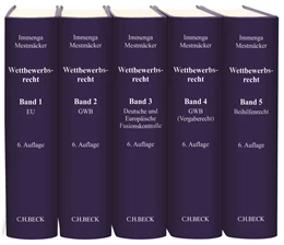 Abbildung von Immenga / Mestmäcker | Wettbewerbsrecht | 6. Auflage | | beck-shop.de