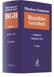 Münchener Kommentar zum Bürgerlichen Gesetzbuch: BGB, Band 2: Schuldrecht Allgemeiner Teil I (§§ 241-310) | 8. Auflage, 2018 | Buch (Cover)