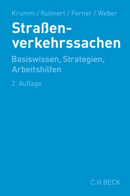 Abbildung von Krumm / Kuhnert | Straßenverkehrssachen | 1. Auflage | 2008 | beck-shop.de