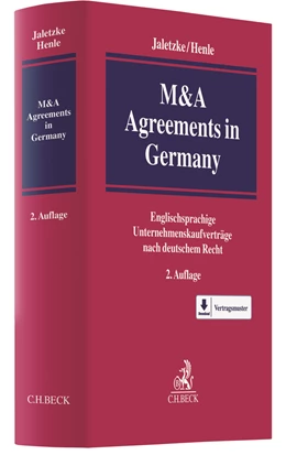 Abbildung von Jaletzke / Henle | M&A Agreements in Germany | 2. Auflage | 2020 | beck-shop.de