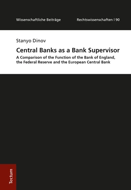 Abbildung von Dinov | Central Banks as a Bank Supervisor | 2. Auflage | 2018 | beck-shop.de