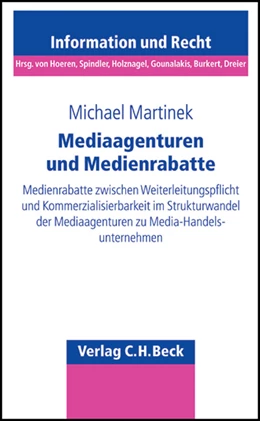 Abbildung von Martinek | Mediaagenturen und Medienrabatte | 1. Auflage | 2008 | Band 68 | beck-shop.de