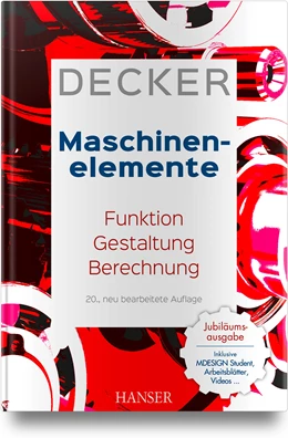 Abbildung von Decker | Decker Maschinenelemente | 20. Auflage | 2018 | beck-shop.de