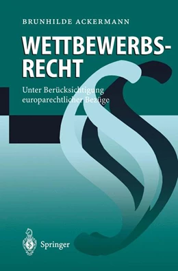 Abbildung von Ackermann | Wettbewerbsrecht | 1. Auflage | 1997 | beck-shop.de