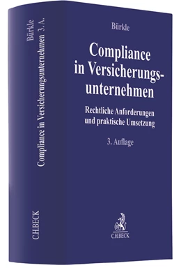 Abbildung von Bürkle | Compliance in Versicherungsunternehmen | 3. Auflage | 2020 | beck-shop.de