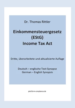 Abbildung von Rittler | Einkommensteuergesetz (EStG) – Income Tax Act | 3. Auflage | 2018 | beck-shop.de