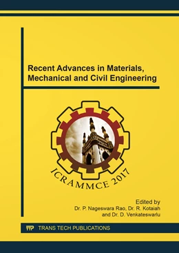 Abbildung von Rao / Kotaiah | Recent Advances in Materials, Mechanical and Civil Engineering | 1. Auflage | 2018 | Volume 877 | beck-shop.de