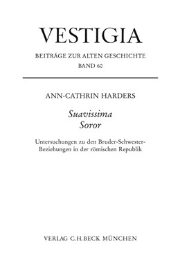 Cover: Harders, Ann-Cathrin, Suavissima Soror