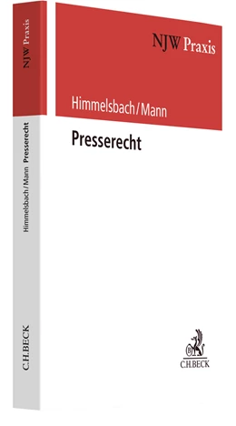 Abbildung von Himmelsbach / Mann | Presserecht | 1. Auflage | 2022 | Band 101 | beck-shop.de