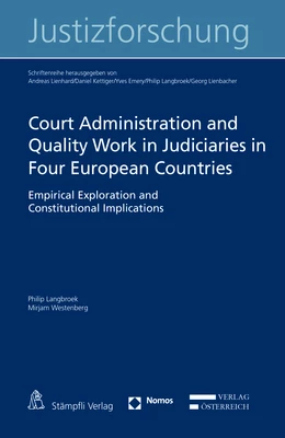 Abbildung von Langbroek / Westenberg | Court Administration and Quality Work in Judiciaries in Four European Countries | 1. Auflage | 2018 | beck-shop.de