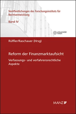 Abbildung von Rüffler / Raschauer | Reform der Finanzmarktaufsicht | 1. Auflage | 2018 | beck-shop.de