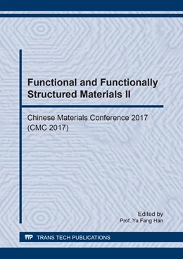 Abbildung von Han | Functional and Functionally Structured Materials II | 1. Auflage | 2018 | Volume 913 | beck-shop.de