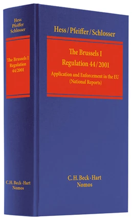 Abbildung von Heß / Pfeiffer | The Brussels I - Regulation (EC) No. 44/2001 | 1. Auflage | 2008 | beck-shop.de