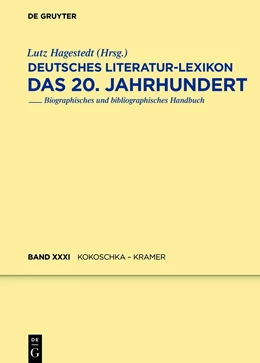 Abbildung von Hagestedt | Deutsches Literatur-Lexikon | 1. Auflage | 2018 | beck-shop.de