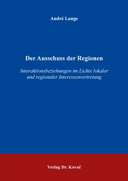Abbildung von Lange | Der Ausschuss der Regionen | 1. Auflage | 2018 | 23 | beck-shop.de
