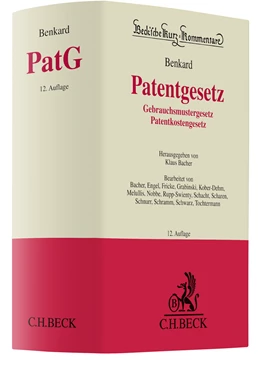 Abbildung von Benkard | Patentgesetz: PatG | 12. Auflage | 2023 | Band 4 | beck-shop.de