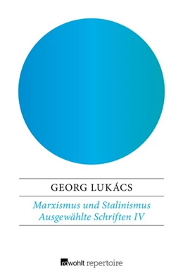 Abbildung von Lukács | Marxismus und Stalinismus | 1. Auflage | 2018 | beck-shop.de