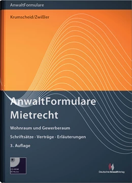 Abbildung von Krumscheid / Zwißler | Mietrecht | 3. Auflage | 2008 | beck-shop.de