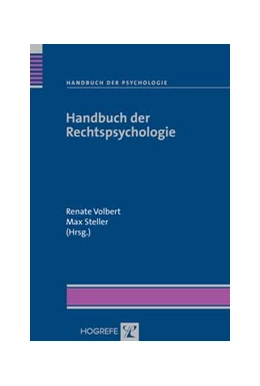 Abbildung von Volbert / Steller | Handbuch der Rechtspsychologie | 1. Auflage | 2008 | beck-shop.de