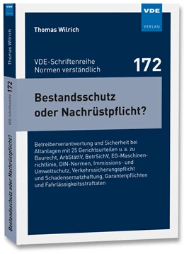 Abbildung von Wilrich | Bestandsschutz oder Nachrüstpflicht? | 1. Auflage | 2018 | 172 | beck-shop.de