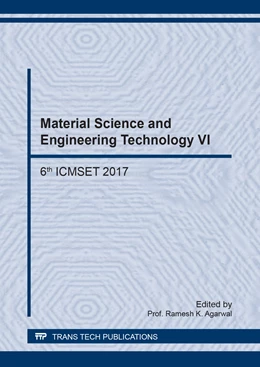 Abbildung von Agarwal | Material Science and Engineering Technology VI | 1. Auflage | 2018 | beck-shop.de