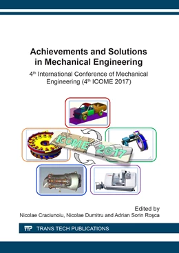 Abbildung von Craciunoiu / Dumitru | Achievements and Solutions in Mechanical Engineering | 1. Auflage | 2018 | beck-shop.de