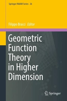 Abbildung von Bracci | Geometric Function Theory in Higher Dimension | 1. Auflage | 2018 | beck-shop.de