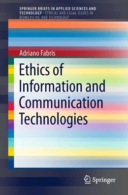 Abbildung von Fabris | Ethics of Information and Communication Technologies | 1. Auflage | 2018 | beck-shop.de