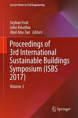 Abbildung von Firat / Kinuthia | Proceedings of 3rd International Sustainable Buildings Symposium (ISBS 2017) | 1. Auflage | 2018 | beck-shop.de