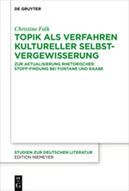 Abbildung von Falk | Topik als Verfahren kultureller Selbstvergewisserung | 1. Auflage | 2019 | beck-shop.de
