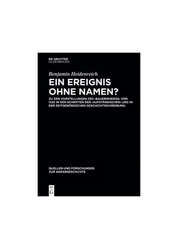 Abbildung von Heidenreich | Ein Ereignis ohne Namen? | 1. Auflage | 2018 | beck-shop.de