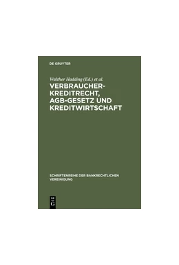 Abbildung von Hadding / Hopt | Verbraucherkreditrecht, AGB-Gesetz und Kreditwirtschaft | 1. Auflage | 2018 | beck-shop.de