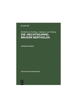 Abbildung von Freiburg / Hamm | Untersuchungen I | 1. Auflage | 2018 | beck-shop.de