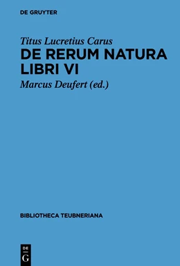 Abbildung von Deufert | De rerum natura | 1. Auflage | 2019 | beck-shop.de