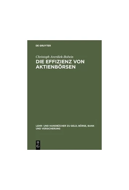 Abbildung von Averdiek-Bolwin | Die Effizienz von Aktienbörsen | 1. Auflage | 2018 | beck-shop.de